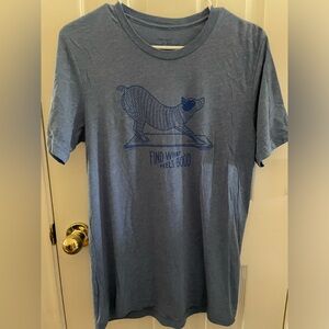 Find what feels good downward dog yoga shirt